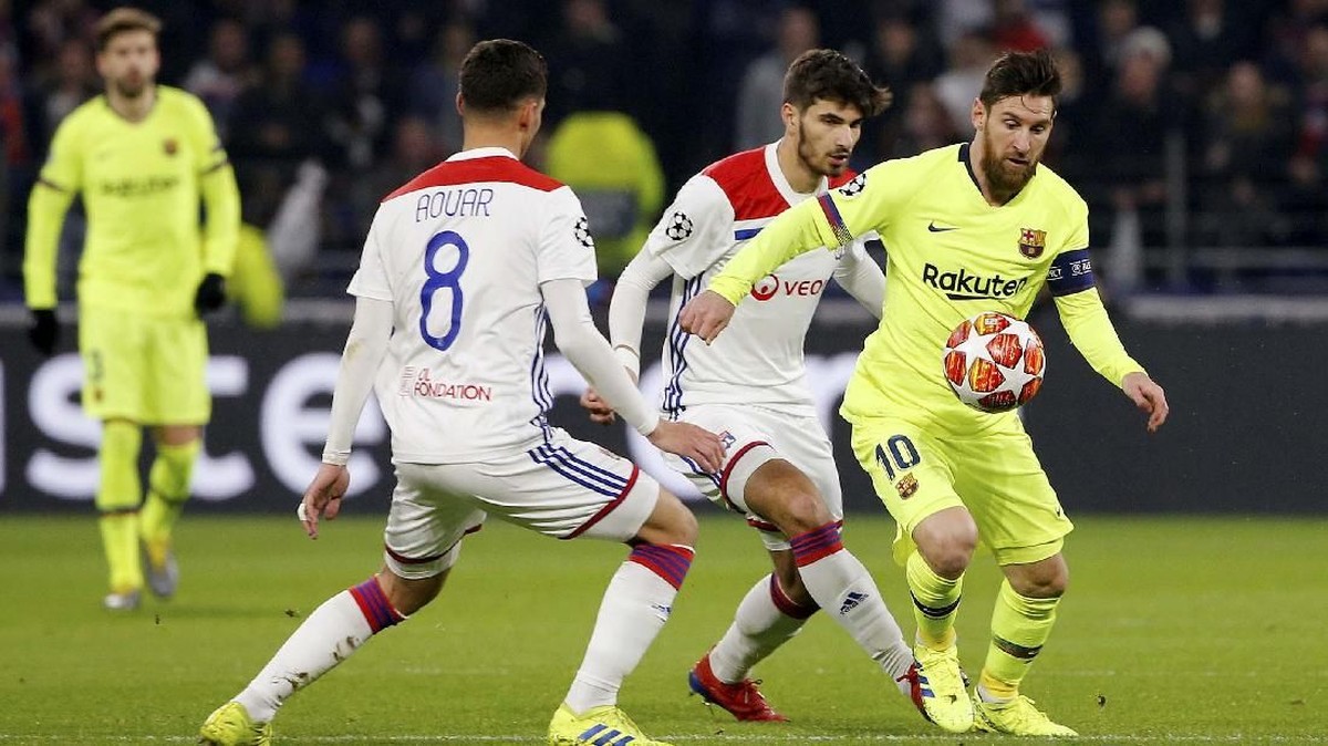 FOTO: 25 Tembakan Tanpa Arti Barcelona Lawan Lyon