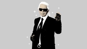 INFOGRAFIS: Gaya Ikonik Karl Lagerfeld