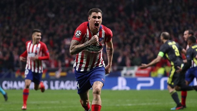 Juventus menyerah dengan skor 0-2 dari Atletico Madrid pada leg pertama babak 16 besar Liga Champions di Wanda Metropolitano, Rabu (20/2).