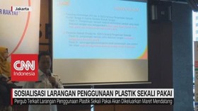 Sosialisasi Pemprov DKI Soal Larangan Plastik Sekali Pakai