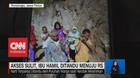 Akses Sulit, Ibu Hamil Ditandu Menuju RS, Bayi Tidak Selamat