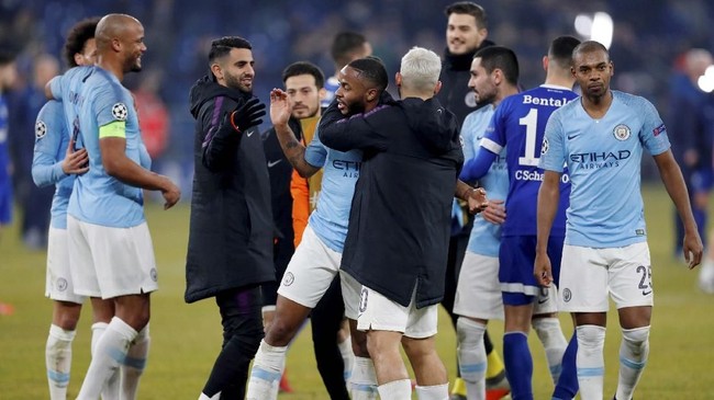 FOTO: Drama Gila Manchester City Menang 3-2 Atas Schalke