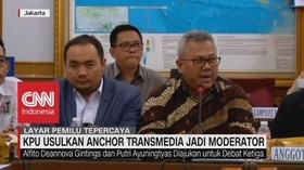 KPU Umumkan Moderator Debat Pilpres ke-3, Siapa?