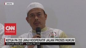 Ketua PA 212 Janji Kooperatif Jalani Hukum