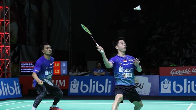 Kevin Sanjaya Sukamuljo/Mohammad Ahsan berhasil mengalahkan Marcus Fernaldi Gideon/Hendra Setiawan dalam laga Superliga.