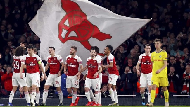 Berikut prediksi Arsenal vs Napoli pada leg pertama perempat final Liga Europa yang akan berlangsung di Stadion Emirates, Jumat (11/4) dini hari.