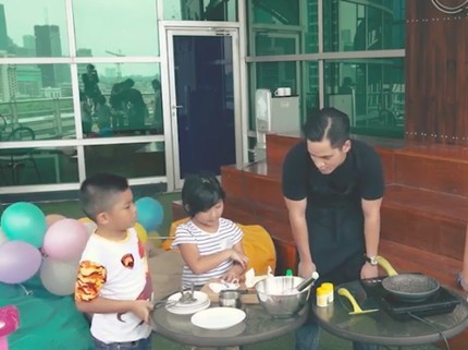 Intip Keseruan Anak Nanya Masak Pancake Bareng Chef Archie