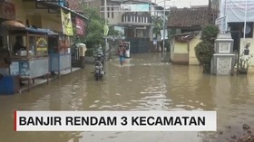 Banjir Rendam 3 Kecamatan di Bandung