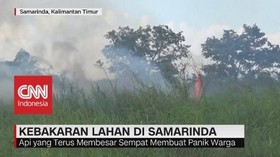 Kebakaran Lahan di Samarinda