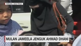 Mulan Jameela Jenguk Ahmad Dhani