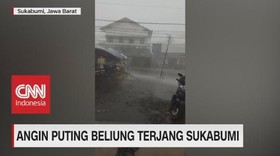 Angin Puting Beliung Terjang Sukabumi
