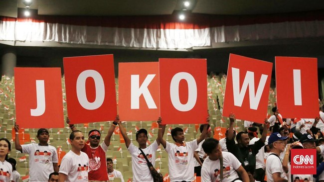 Wakil Ketua Tim Kampanye Nasional Jokowi-Ma'ruf, Abdul Kadir Karding menyebut pidato Jokowi ini dihadiri 30 ribu orang dari berbagai daerah di Indonesia.
