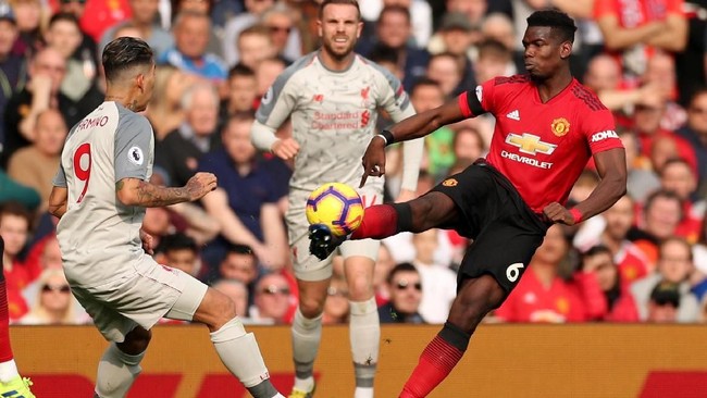 Berikut klasemen Liga Inggris 2018/2019 usai Manchester United ditahan imbang Liverpool tanpa gol di Stadion Old Trafford, Minggu (24/2).