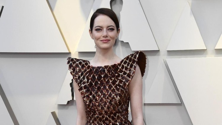 Emma Stone HOLLYWOOD, CALIFORNIA - FEBRUARY 24: Emma Stone attends the 91st Annual Academy Awards at Hollywood and Highland on February 24, 2019 in Hollywood, California. (Photo by Frazer Harrison/Getty Images)
