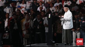 Jelang Debat Cawapres, Ma'ruf Berlatih Atur Waktu Bicara