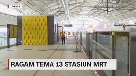 Ragam Tema Berbeda 13 Stasiun MRT