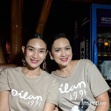 Happy Salma & Ira Wibowo Nostalgia Lewat Film 'Dilan 1991'