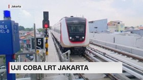 Uji Coba LRT Jakarta