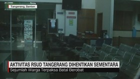 Pascakebakaran, Aktivitas RSUD Tangerang Dihentikan Sementara