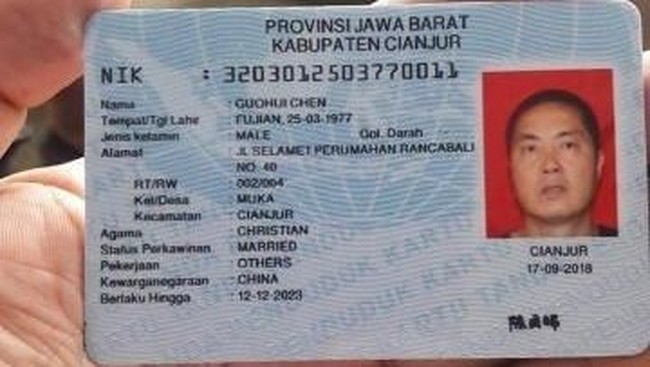 Kemendagri memastikan warga China yang memiliki KTP Cianjur tidak punya hak untuk mencoblos saat Pemilu 2019.