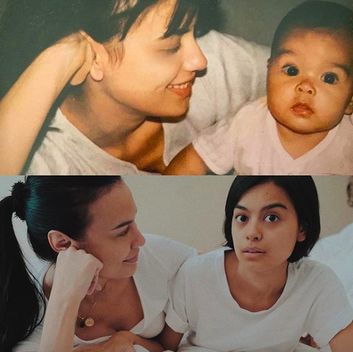 <p>Beberapa saat lalu ramai tantangan mengunggah foto lawas. Enggak ketinggalan Sophia menampilkan foto di tahun 1992. Sophia memajang foto kolase bersama putrinya, Eva Celia, saat masih bayi disandingkan dengan foto baru. (Foto: Instagram @sophia_latjuba88)</p>