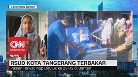 RSUD Kota Tangerang Terbakar, Pasien Dirujuk ke 23 RS