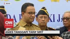 Anies Baswedan Tanggapi Tarif MRT Jakarta