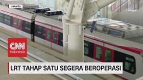 LRT Tahap I Segera Beroperasi