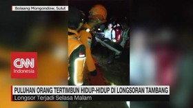 Puluhan Penambang Tertimbun Hidup-Hidup di Longsoran Tambang