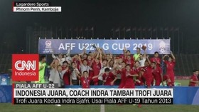 Indonesia Juara, Coach Indra Tambah Trofi Juara