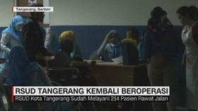 RSUD Tangerang Kembali Beroperasi