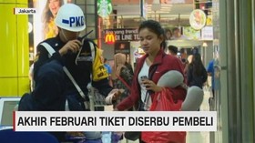 Akhir Februari Tiket Kereta Lebaran Diserbu Pembeli
