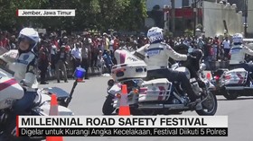 Ribuan Remaja Antusias Hadiri Millenial Road Safety Festival