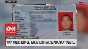 WNA Miliki KTP-EL, Tak Miliki Hak Suara Saat Pemilu