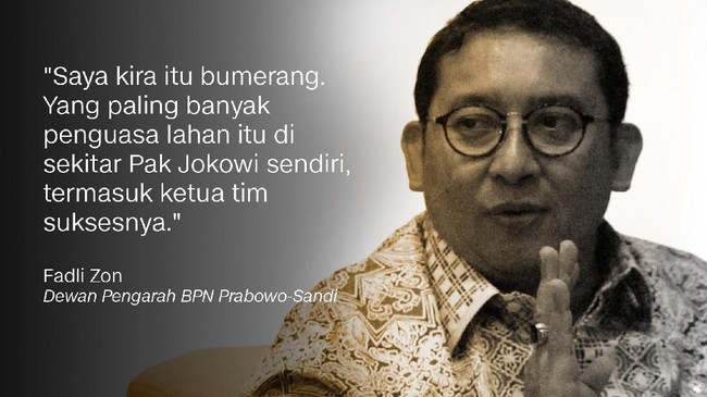Saling Sindir soal Pidato Jokowi tentang Pengembalian Lahan
