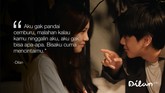 FOTO: Bunga Rampai Gombalan 'Dilan 1991' 'Dilan 1991' masih dipenuhi gombalan. Kali ini tak hanya Dilan yang menggombal, Milea bahkan Pak Dedi juga ikut-ikutan.