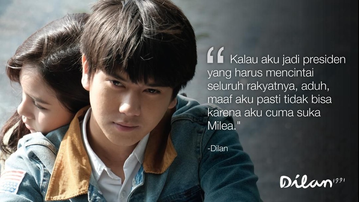 FOTO: Bunga Rampai Gombalan 'Dilan 1991'