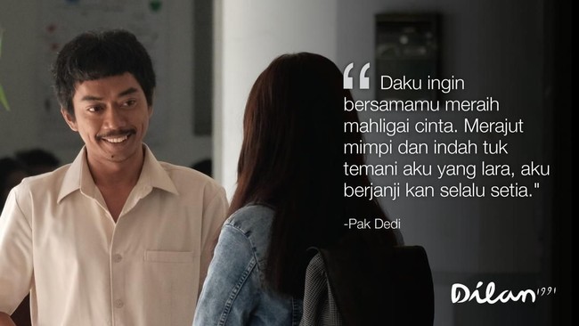 FOTO: Bunga Rampai Gombalan 'Dilan 1991'
