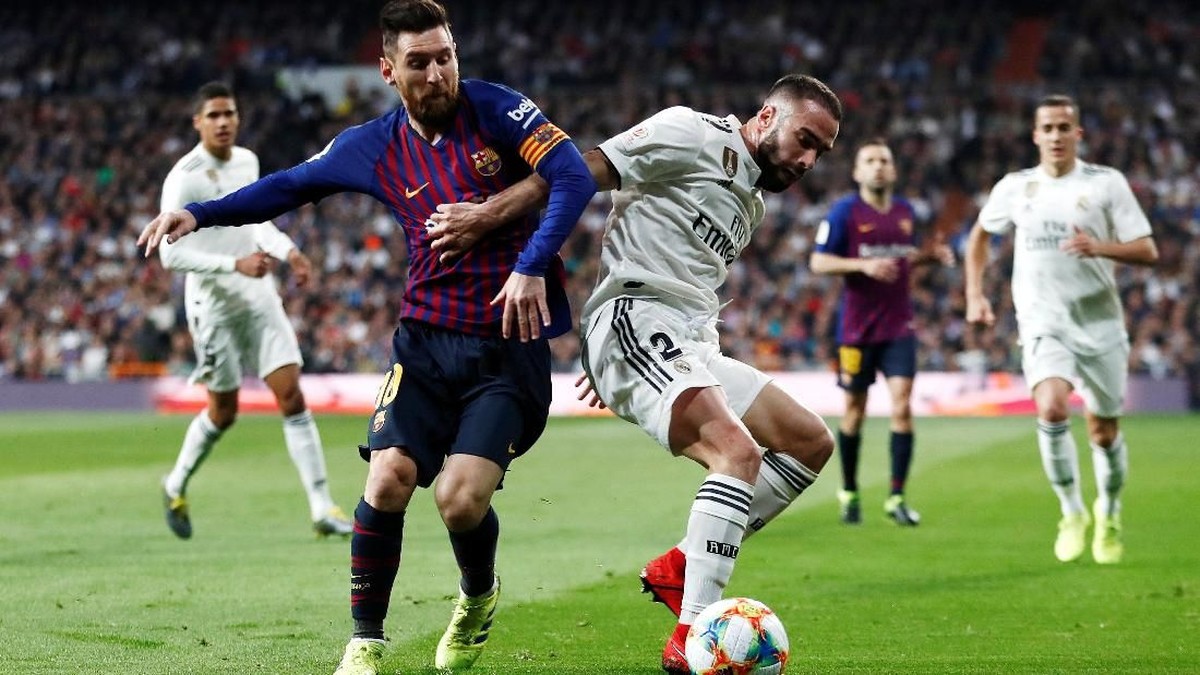 FOTO: Barcelona Hancurkan Real Madrid di Santiago Bernabeu