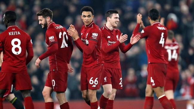 Liverpool masih unggul satu poin dari Manchester City dalam persaingan gelar Liga Primer Inggris.