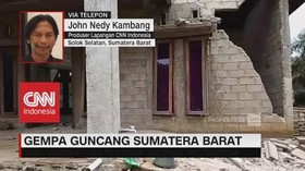 Gempa Sumbar, Ratusan Rumah Hancur & Puluhan Orang Luka