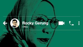 INFOGRAFIS: Isi Pesan Hoaks Ratna ke Rocky Gerung