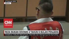 Reza Bukan Divonis 4 Tahun 6 Bulan Penjara