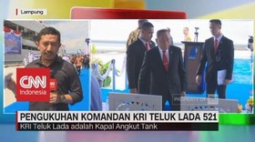 Pengukuhan Komandan KRI Teluk Lada 521