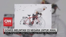 Gowes Melintasi 23 Negara Untuk Amal