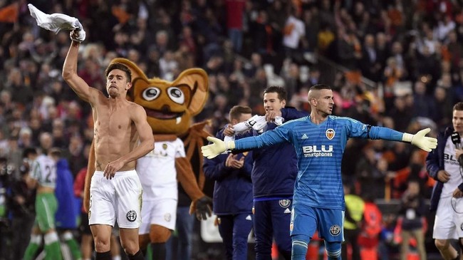 FOTO: Valencia Tantang Barcelona di Final Copa Del Rey