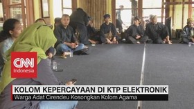 Warga Adat Cireundeu Kosongkan Kolom Agama