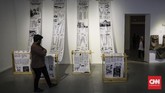FOTO: Kala 21 Seniman Perempuan Indonesia Bersatu Para seniman perempuan Indonesia bersatu dalam pameran kolektif bertajuk 'Into the Future' pada 3-16 Maret 2019 di Galeri Nasional Indonesia.