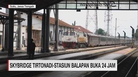 Skybridge Tirtonadi-Stasiun Balapan Buka 24 Jam