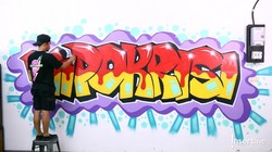 Wendy Cagur Ceritakan Hobi Mural Diikuti Sang Anak